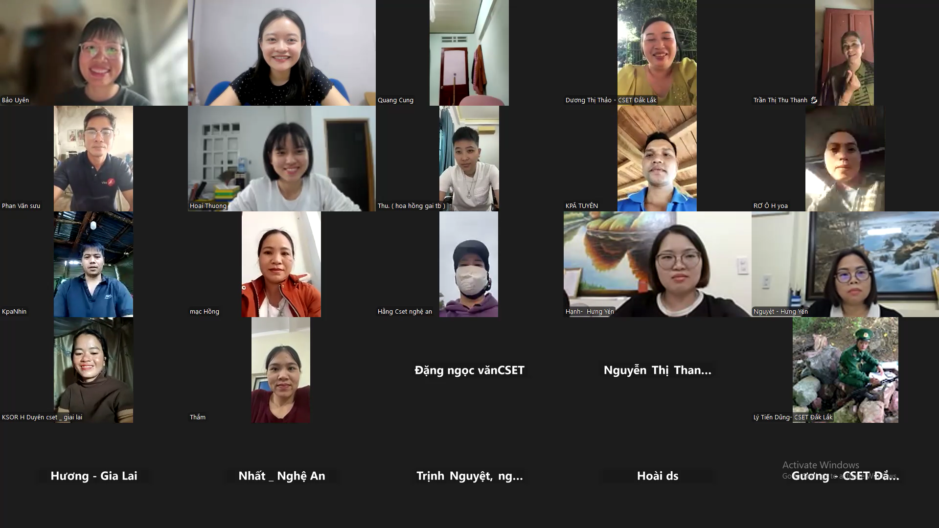 CSET nâng cao kỹ năng kể chuyện và truyền thong hưởng ứng ngày Bao phủ chăm sóc sức khỏe toàn dân